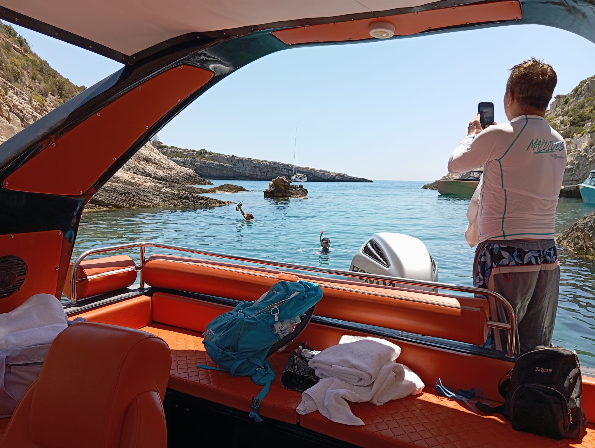 Cruising along the Dalmatian coast